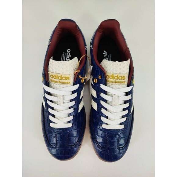 Adidas Samba OG Wales Bonner Men\'s Size 8.5 Leather Blue Sneakers JH9825 main image 9